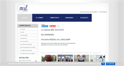 Desktop Screenshot of mrl-avocats.com
