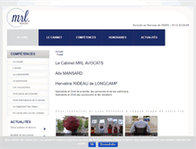 Tablet Screenshot of mrl-avocats.com